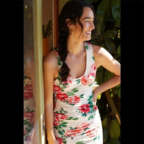 ANTHROPOLOGIE NWT EUREKA FLORAL SUMMER DRESS XL - Picture 2 of 6